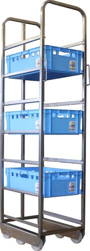 Euro crates Transport trolley for 7 E2 boxes