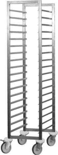 Rack cart with 18 shelves for baking trays